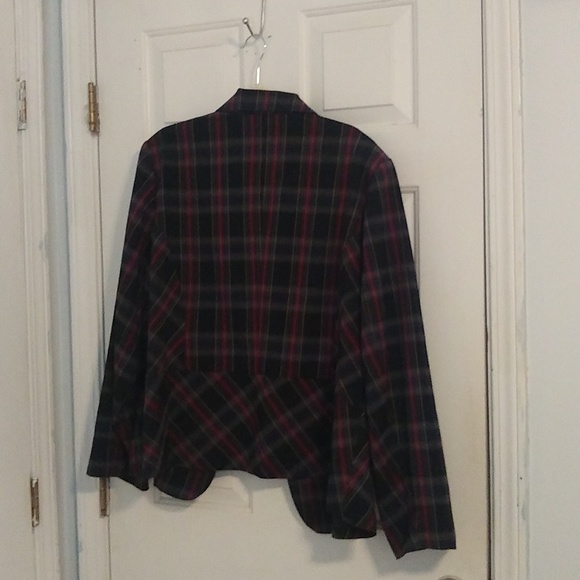 Cato plaid blazer size 3x - Picture 3 of 4